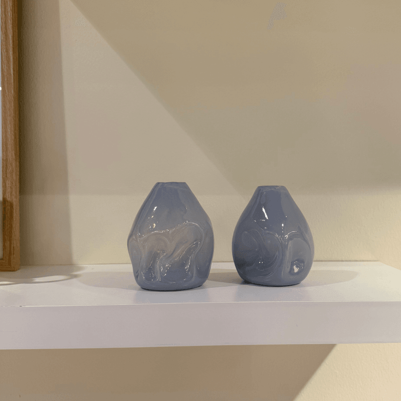 Valk Vase liten Blå I