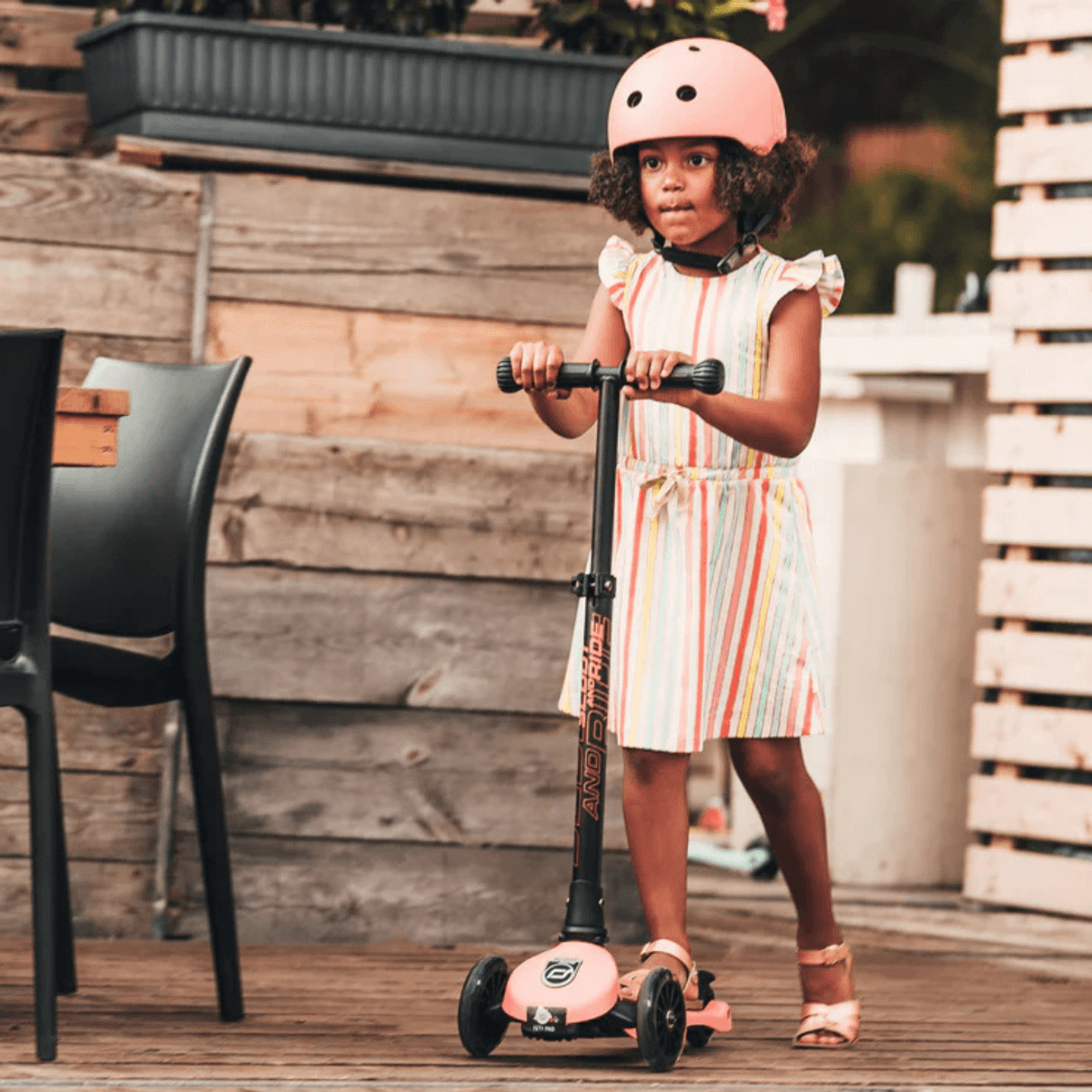 Scoot & Ride K3 led sparkesykkel - Peach