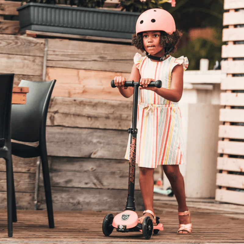 Scoot & Ride K3 led sparkesykkel - Peach