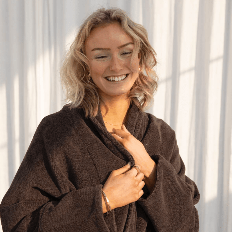 Naram morgenkåpe - coffee