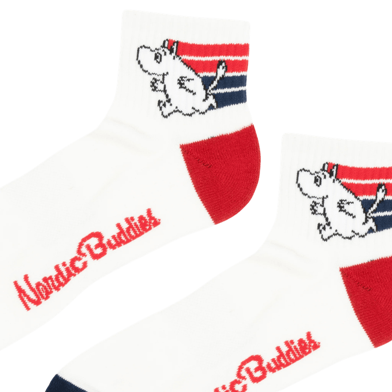 Moomin ankelsokker active - Hvit/Blå/Rød