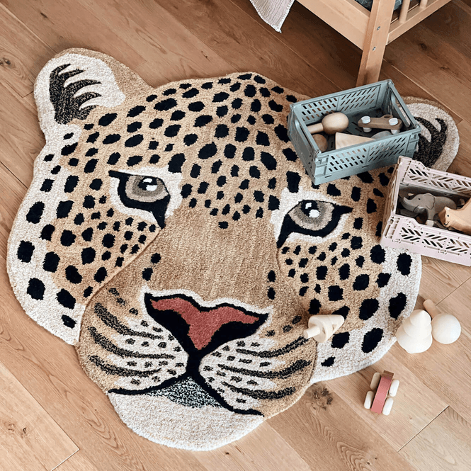 Hovedbilde Himani Leopard Head Rug Large