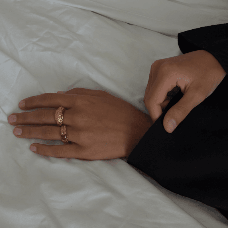 Scarlet Heart Ring gold