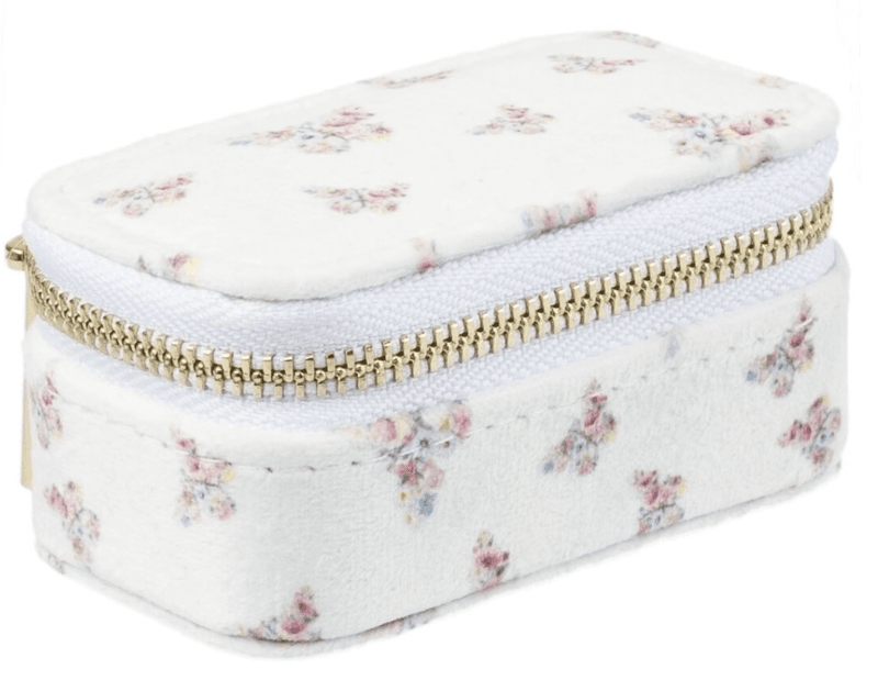 Smykkeskrin Micro - Velvet Off White butterfly