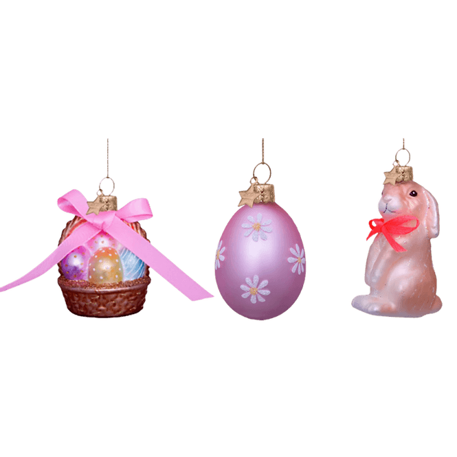 Hovedbilde Ornament glass påske - Hidden Treasure Eggs sett ...