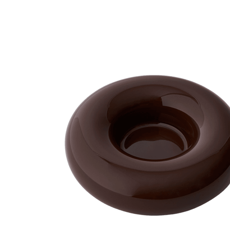 BOB CANDLE HOLDER, MEDIUM, BROWN
