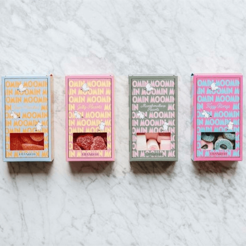 Moomin Marshmallow Hearts - godteri