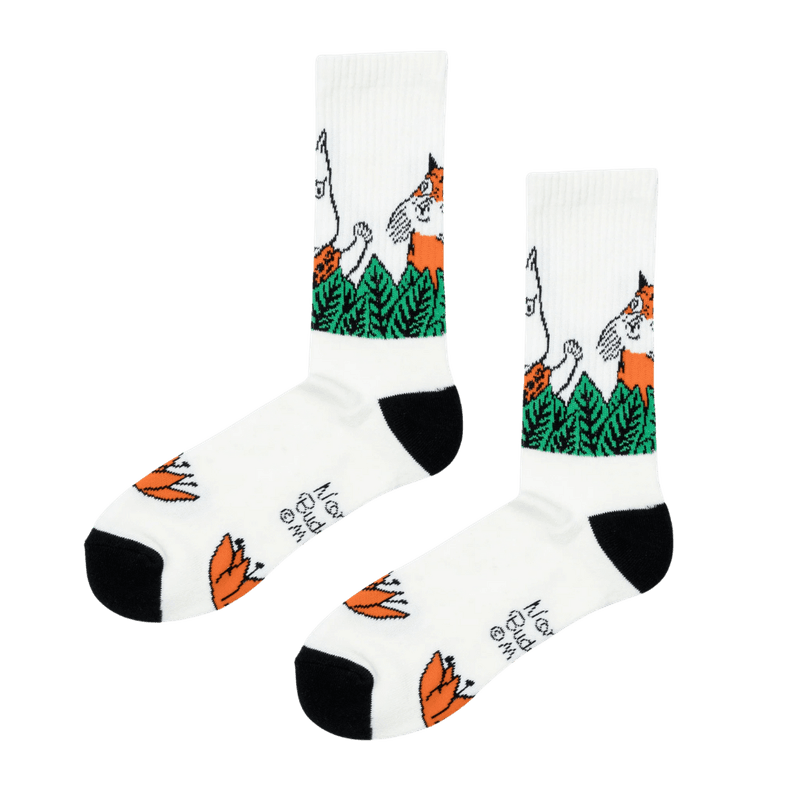 Moomin Retro Sokker - Hvit/sort