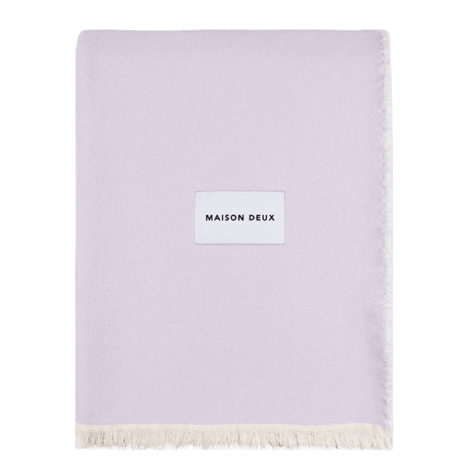 Hovedbilde Check Bold Blanket Lilac Forest - 100% bomull