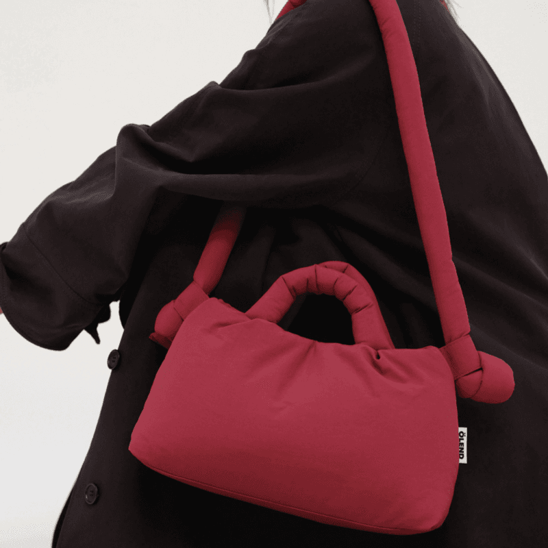 Mini ona soft bag - cherry red