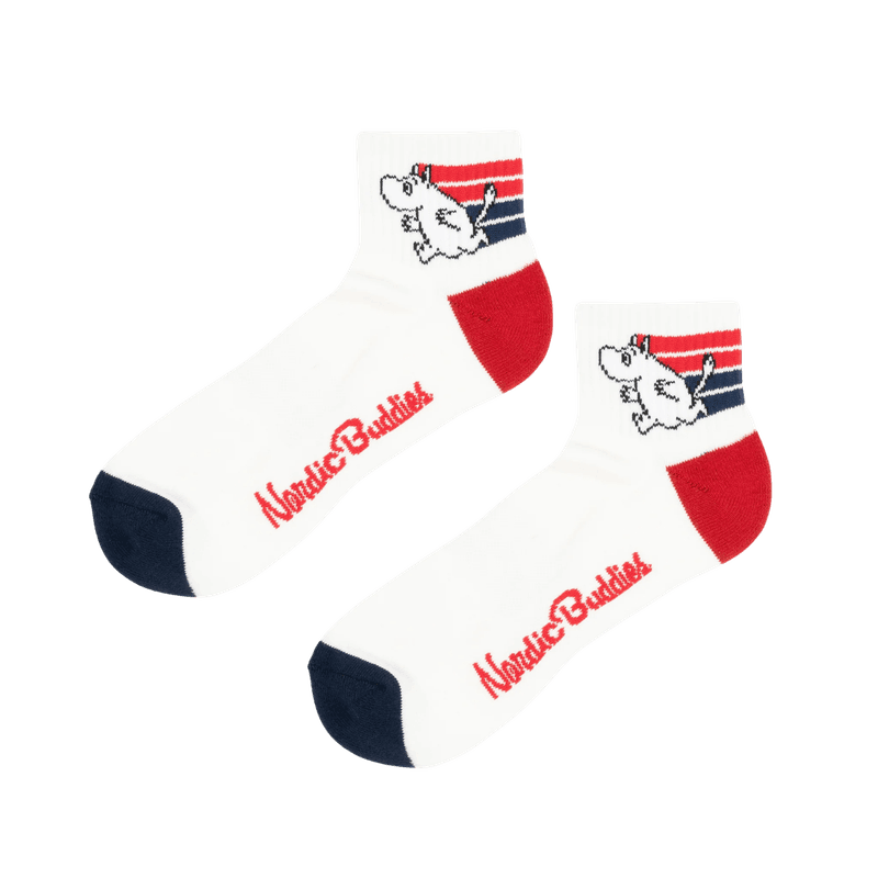 Moomin ankelsokker active - Hvit/Blå/Rød