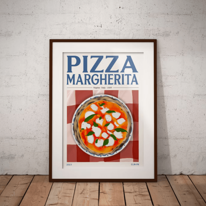Hovedbilde Elin PK Pizza Margherita Mat Poster