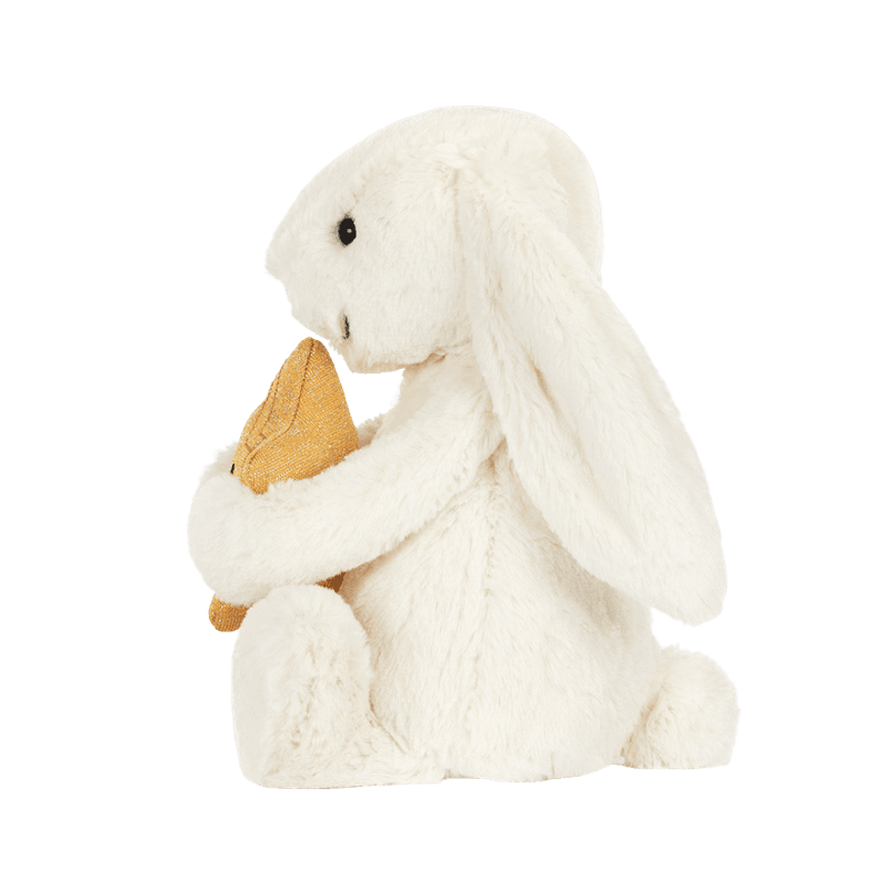 Jellcat - Cream Bunny with Star