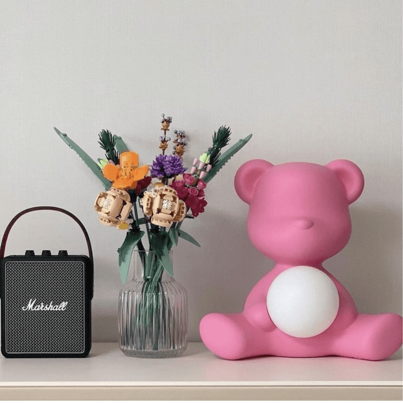 Teddy Girl bright pink