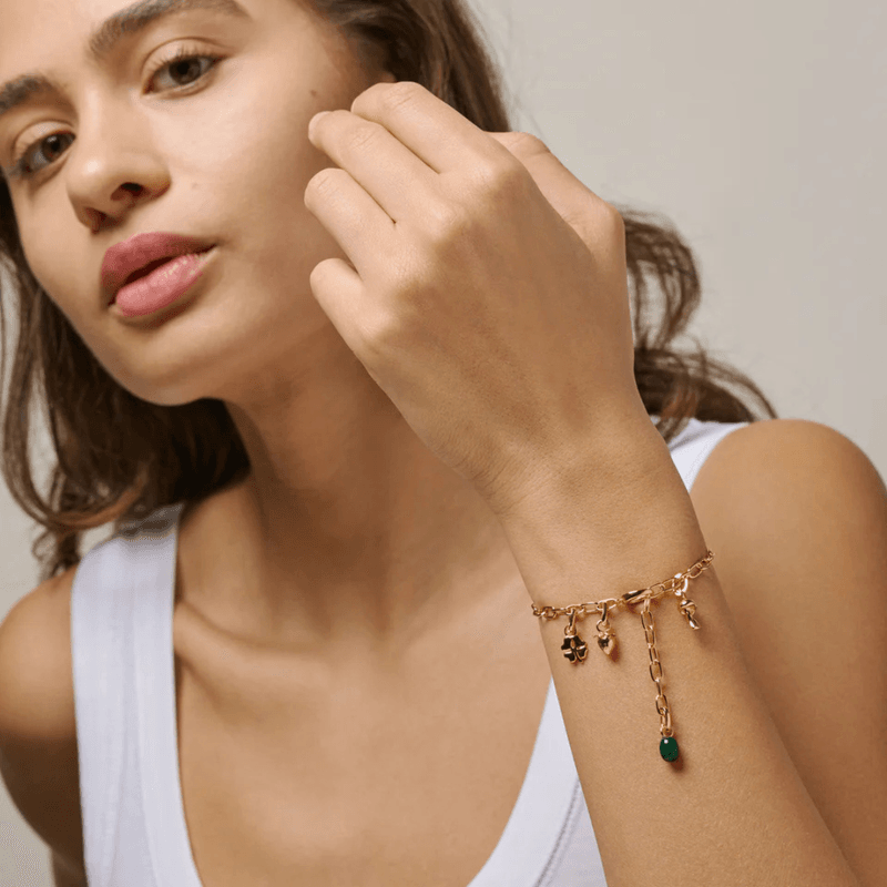 Enamel Charm - Medium bracelet