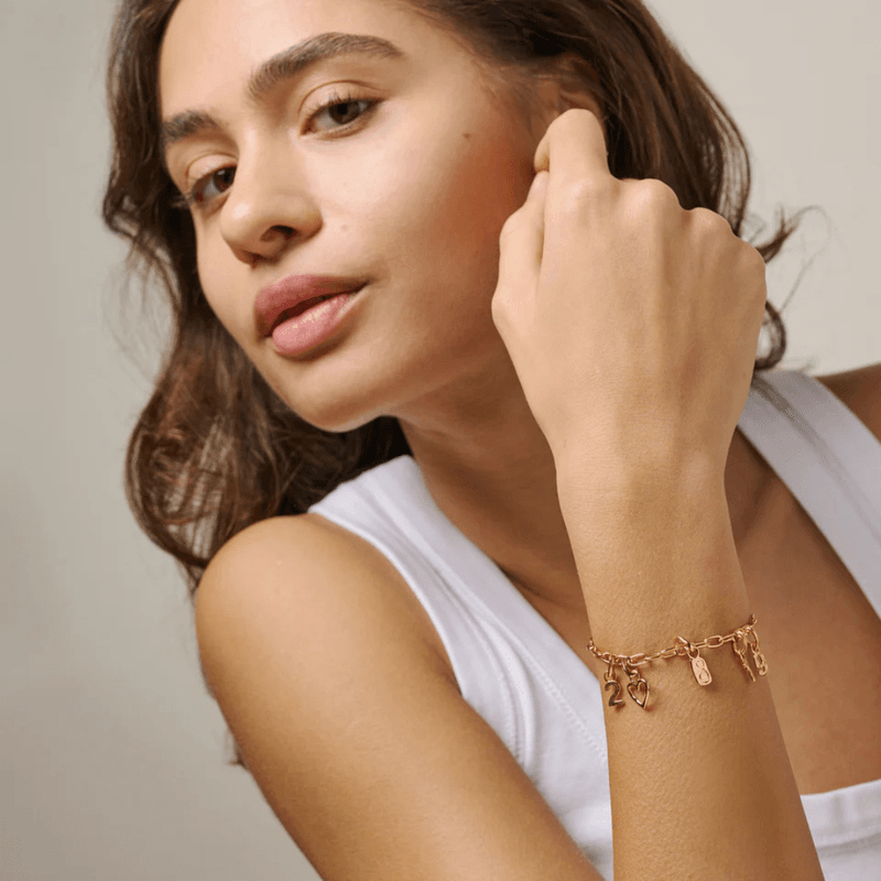 Enamel Charm - Medium bracelet