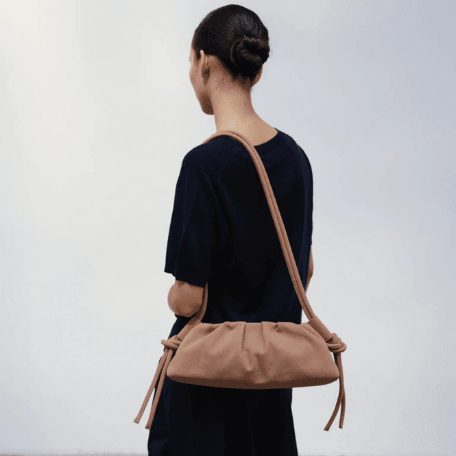 Hovedbilde Dumpling Bag - Suede - Dust Pink