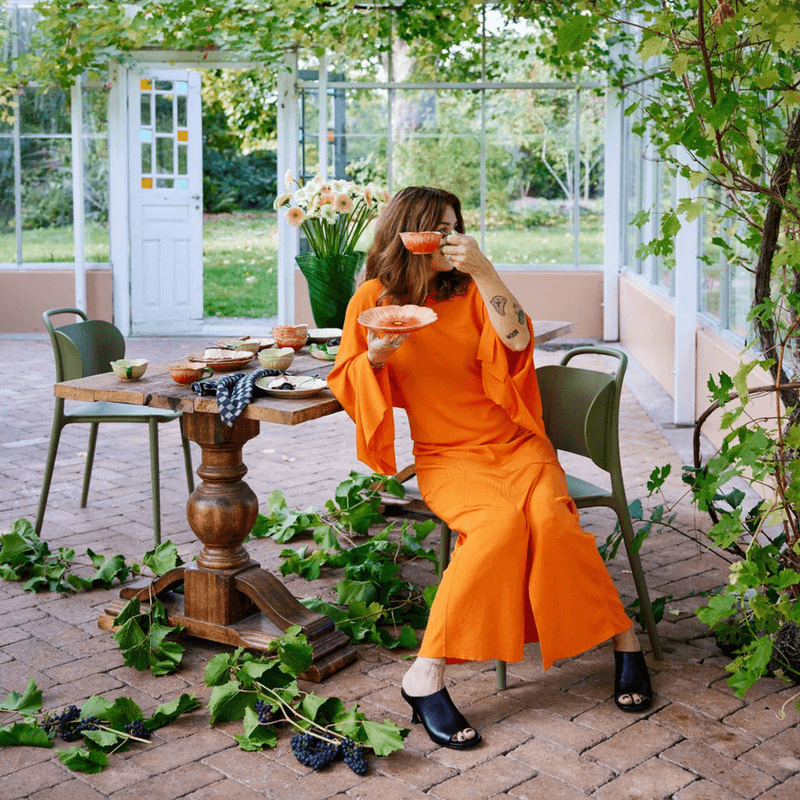 Poppy Tallerken Rød