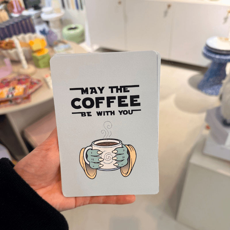 Kort «May the coffee be with you»