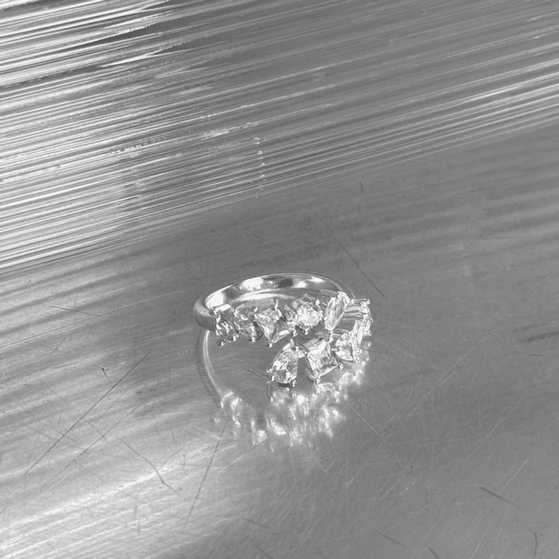 Adjustable Lithe Ring Silver