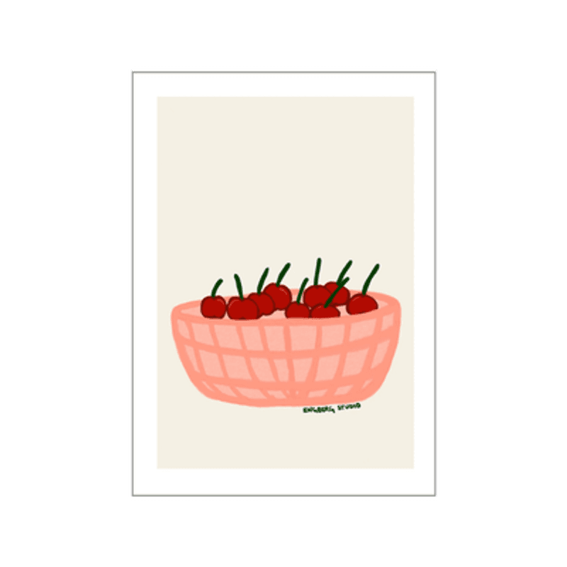 Poster - Cherries in a Basket