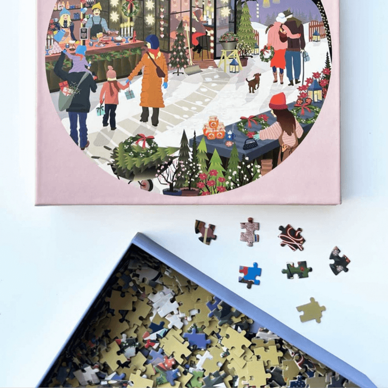 CHRISTMAS MARKET Puslespill – 1000 brikker