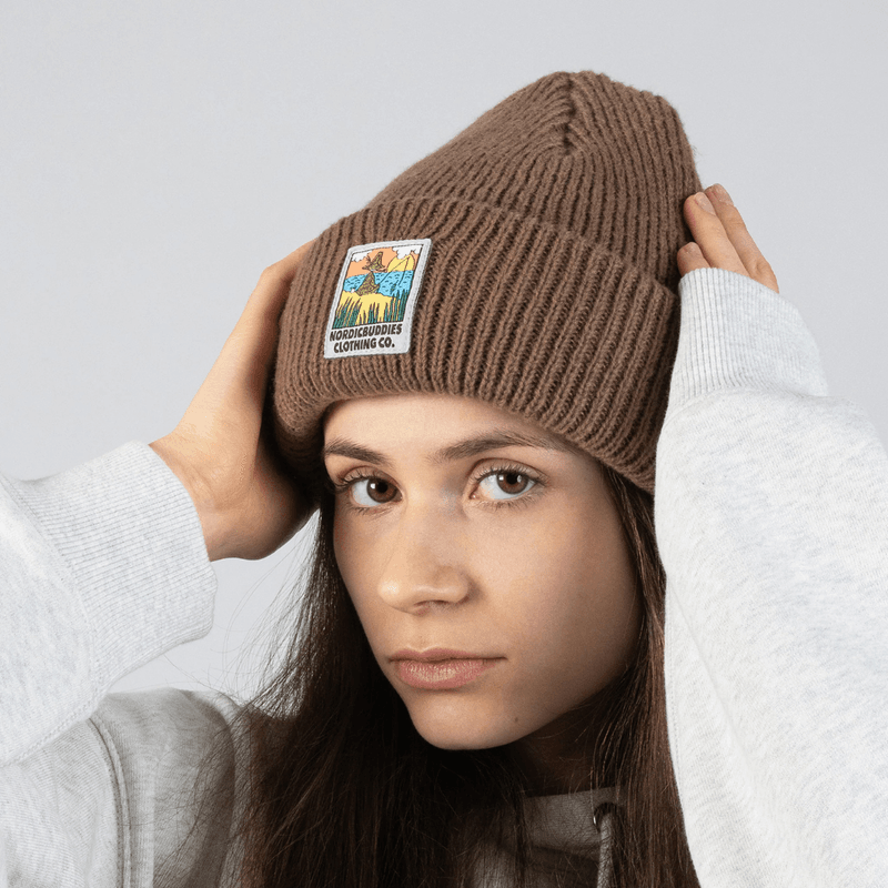 Beanie moomin Snusmumrikken - Brun