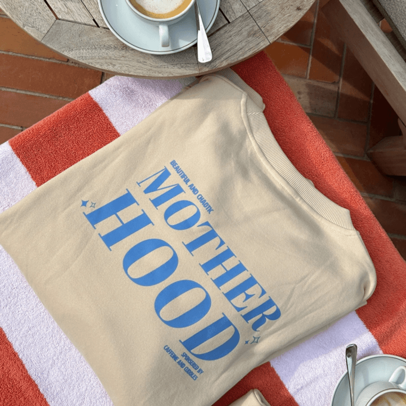 Sweatshirt Motherhood Blue