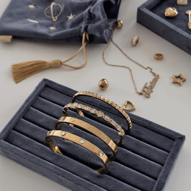 Hovedbilde Armbånd cuff - Heart Crystal