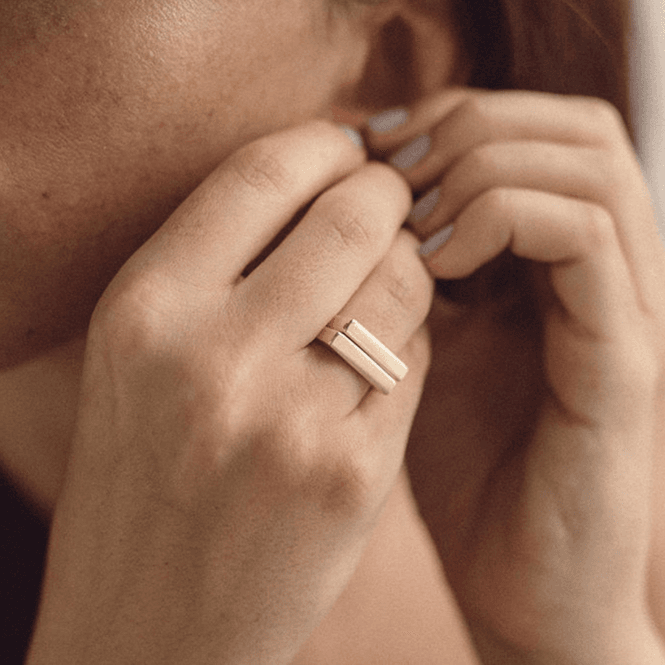 Hovedbilde Bossline ring - sølv
