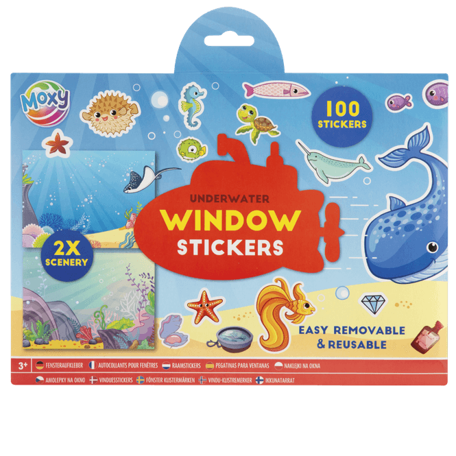 Hovedbilde Vindu stickers Undervann - 100 STK
