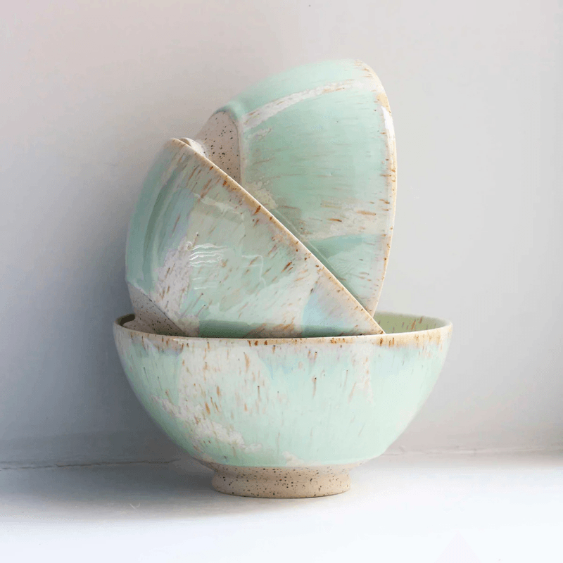 Spring bowl - Whispy Mint Crystal