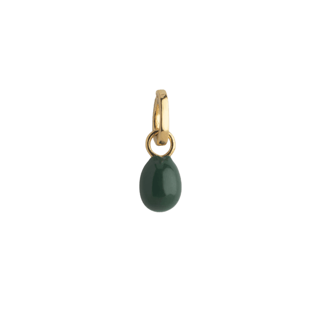 Hovedbilde Enamel Charm - Eleanor petrol green
