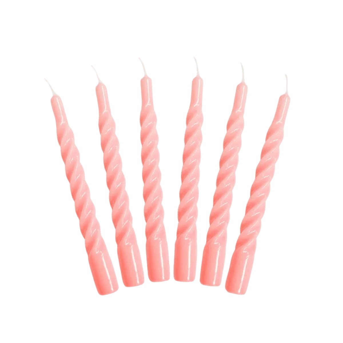 Candles with a Twist -  Pink 1stk