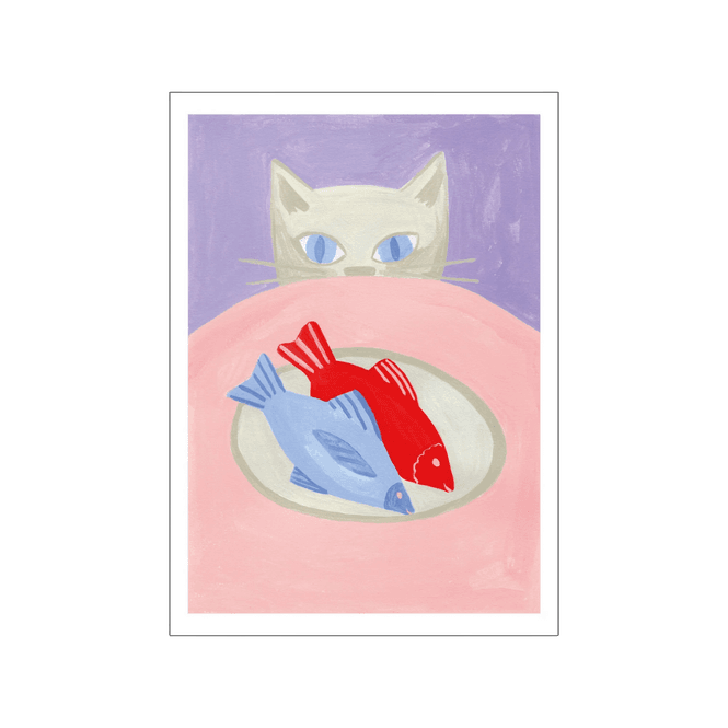 Hovedbilde Poster - Cat Likes Fish