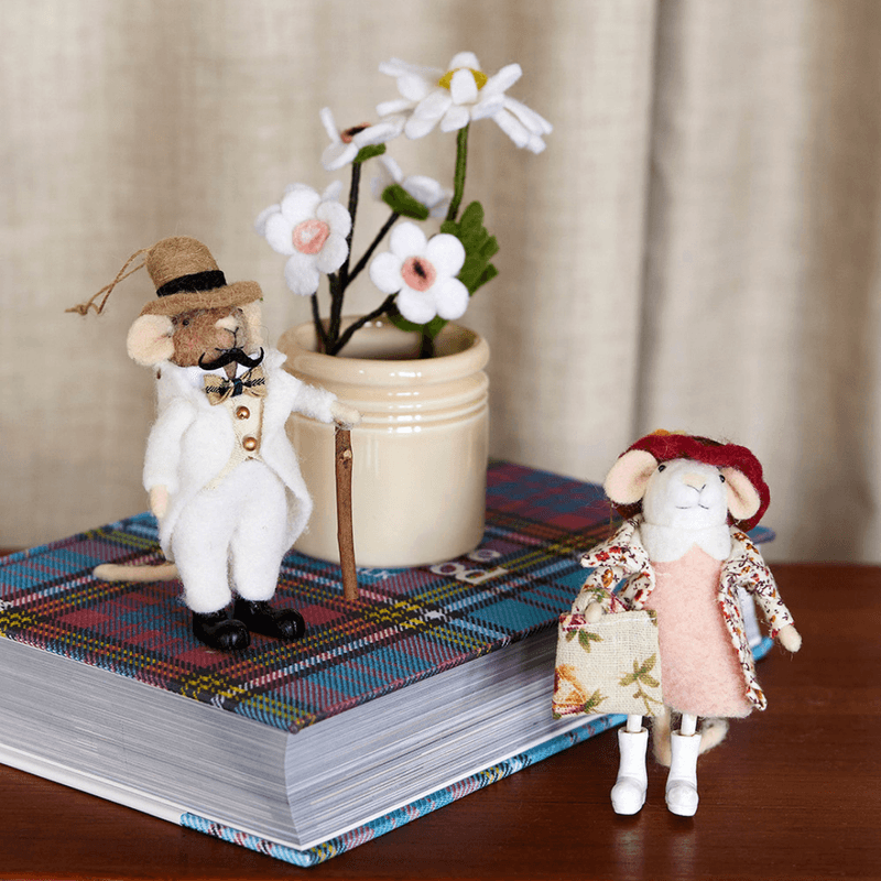Ullfigur Miss Marple Detektiv