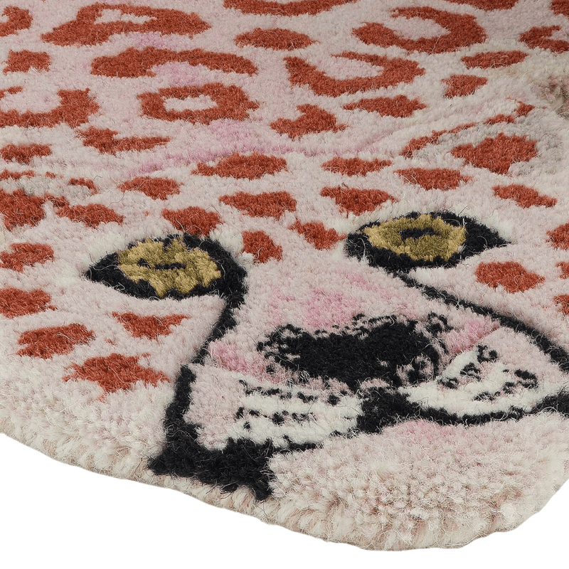 Pinky Leopard Rug Small  