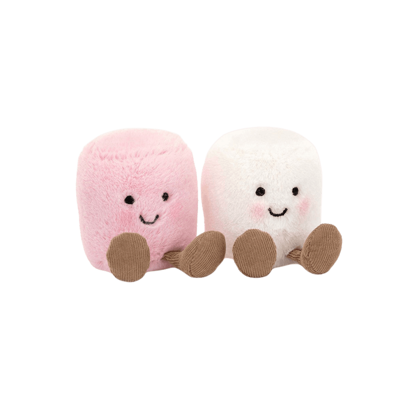 Jellycat bamse - Amuseables Pink and White Marshmallows