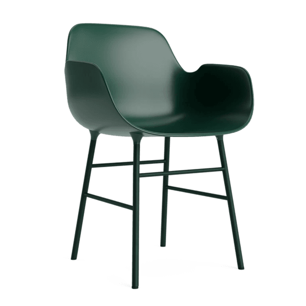 Hovedbilde Form Armchair Steel - Grønn / Grønn 