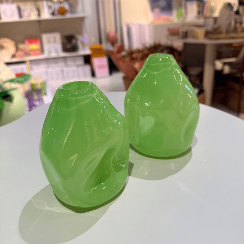 Valk Vase liten Lime grønn I
