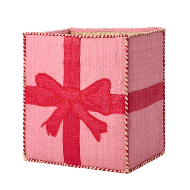 RICE Oppbevaring kurvhus 2pk - Gingerbread and Giftbox