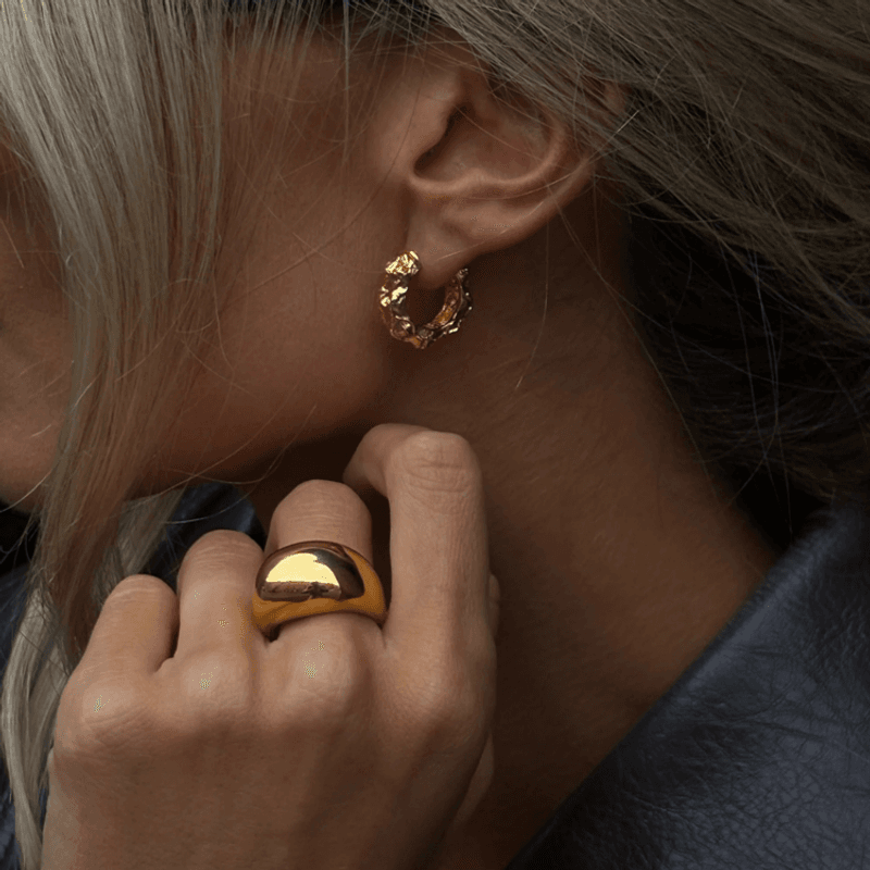 Hammered Hoops