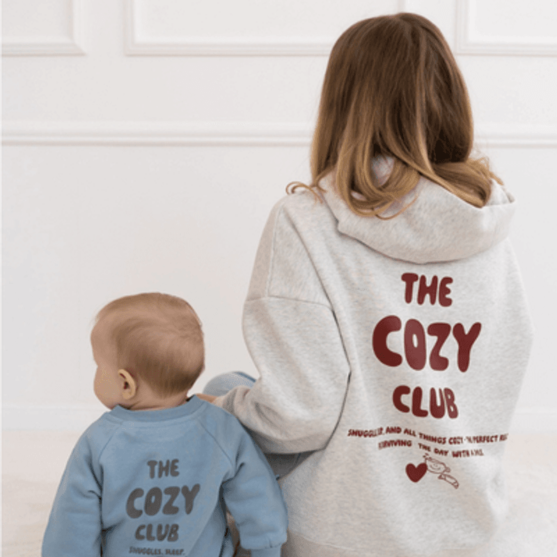Adult Hoodie Gray Cozy Club