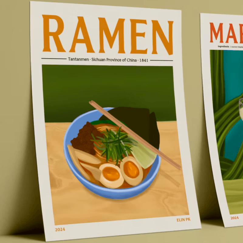 Elin PK Ramen Poster