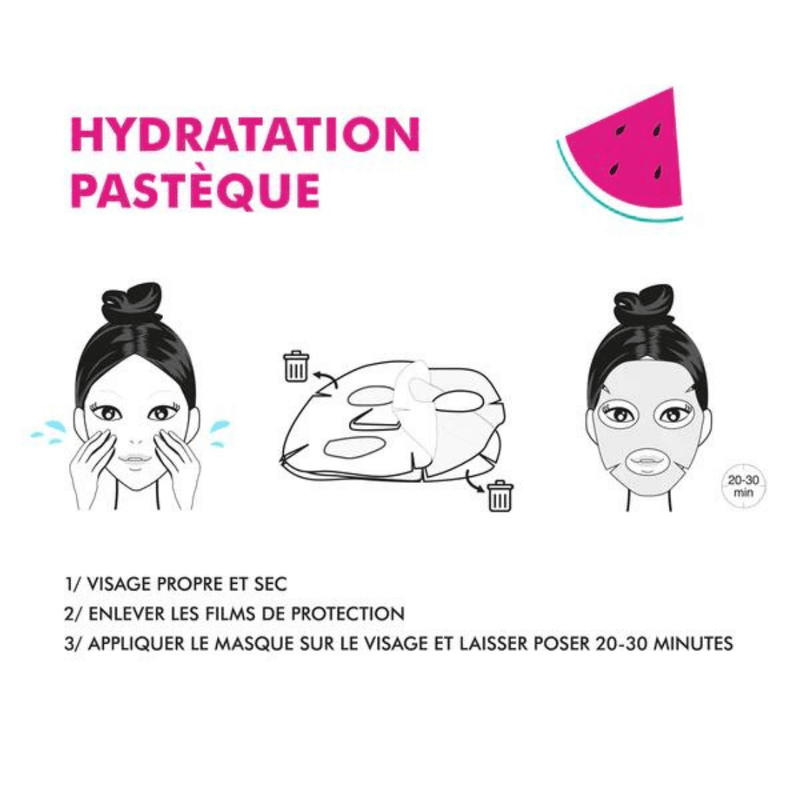 Ansiktsmaske - Hydration - Vannmelon