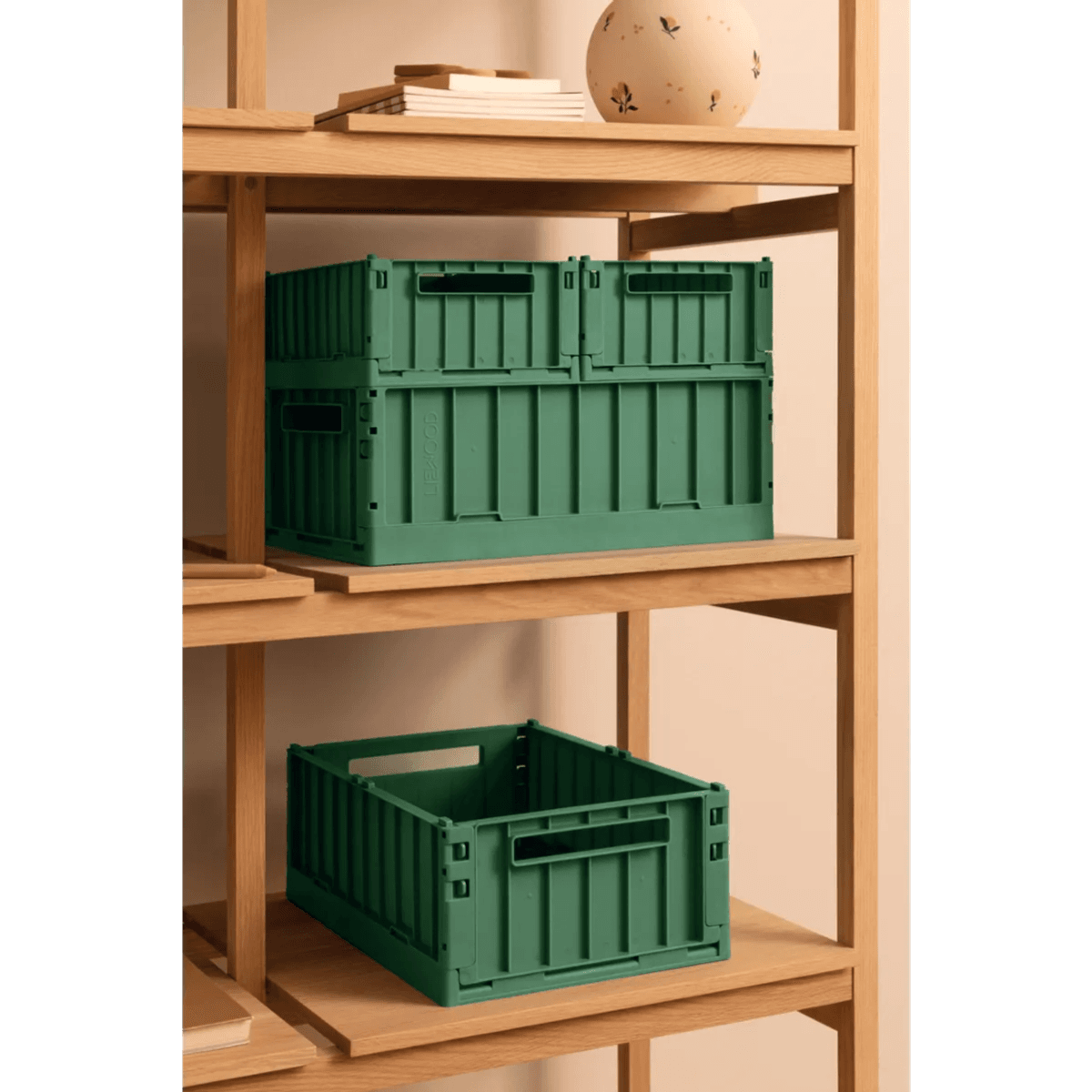 Weston oppbevaringsboks M 2-pack - Dusty ivy