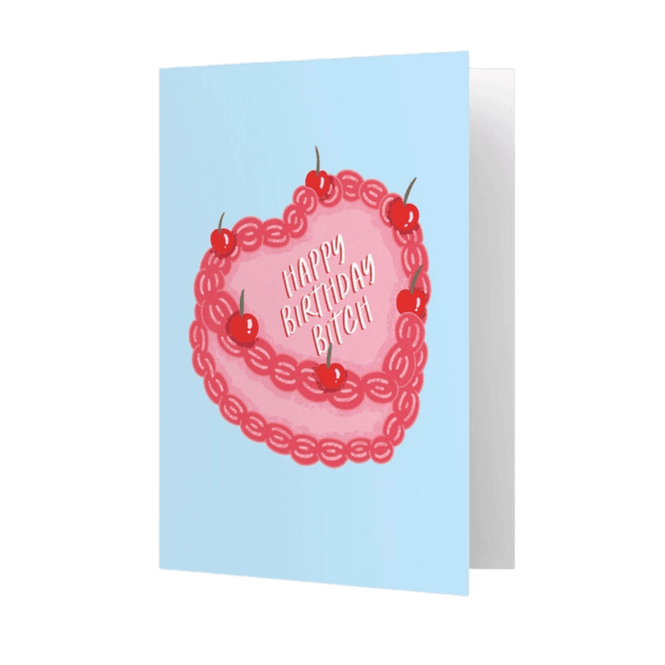 Hovedbilde kort - Birthday Bitch Cake
