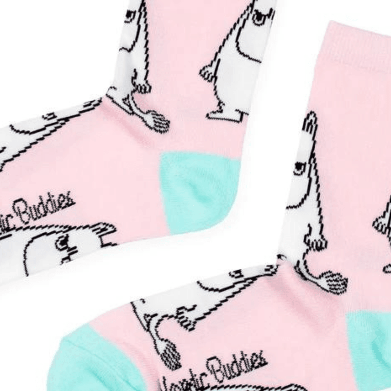 Moomin Mummitrollet sokker - Rosa