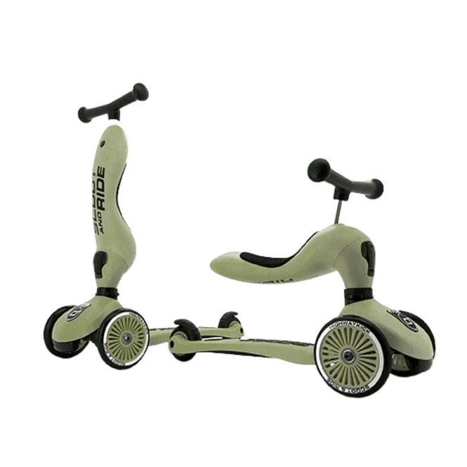 Hovedbilde Scoot & Ride K1 sparkesykkel - Olive