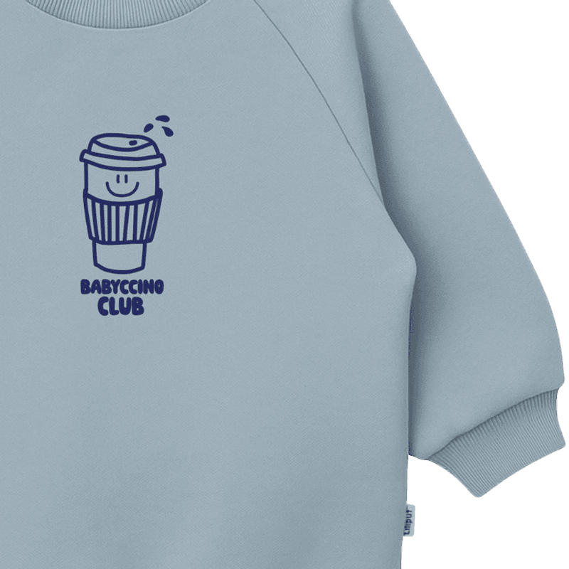 Sweatshirt lyseblå 